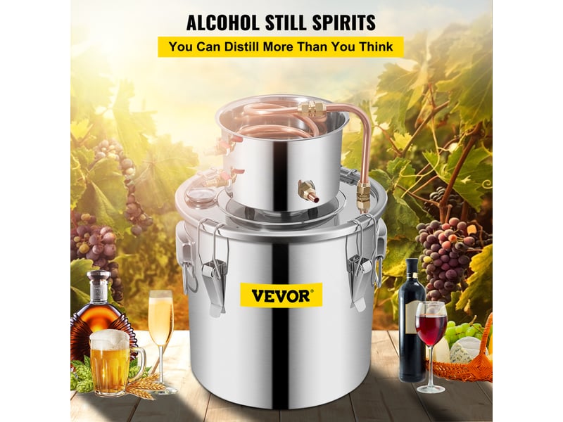 Vevor 12l cuve de fermentation acier inox, stockage brassage, kit de brassagedistillateur.