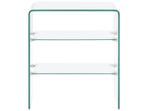 Table basse rectangulaire coloris transparent  