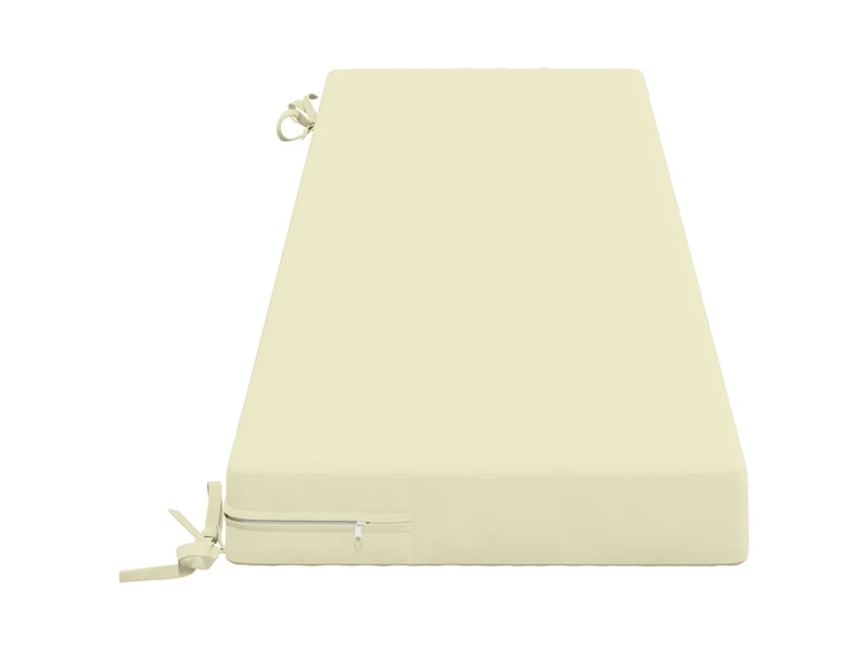  Coussin de banc, coussin d'assise, coussin de canapé soest 100 % polyester crème 160 x 40 x 8 cm cf53229  - Conforama D