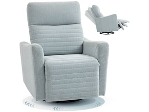 Fauteuil relax manuel  <strong>PANGIVO</strong> Tissu gris