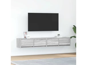 Meuble tv coloris gris 80 cm <strong></strong>  <strong></strong>