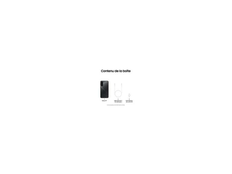  Smartphone 5g galaxy a17 6.7 super amoled 90 hz double nano sim 128 go noir avec photo 50mp ois 8326215 - Conforama B