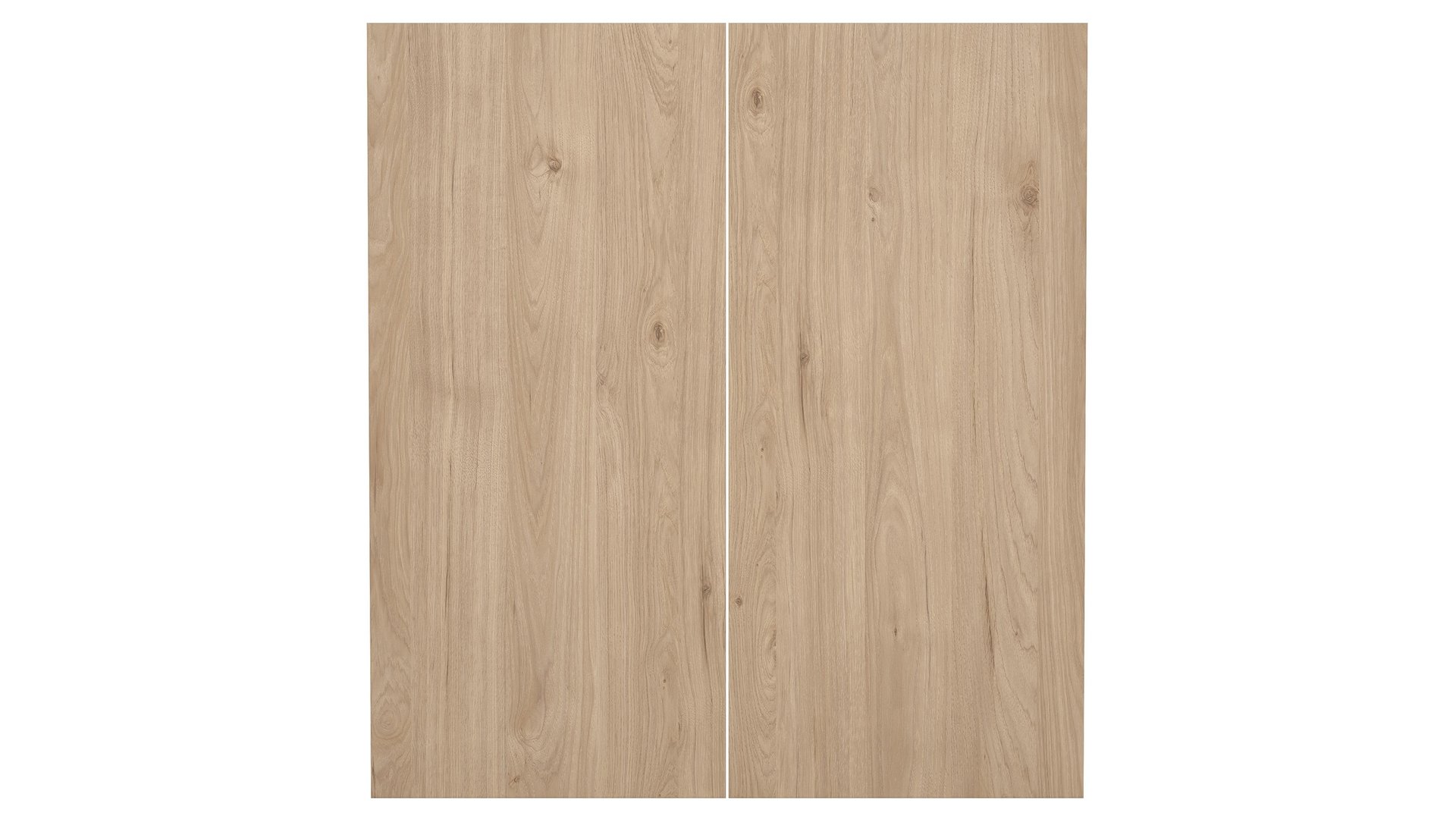 Lot de 2 portes OFFICE coloris bois clair bois clair 81.8 Conforama