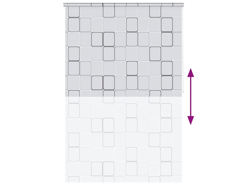  Store enrouleur, store roulant de douche 160x240 cm carré cf47277  - Conforama E