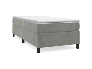 Lit simple 100x200 cm coloris gris