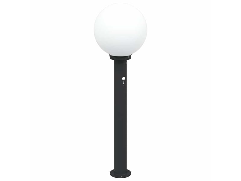  Lot de 3 borne lumineuse avec détecteur 80 cm noir ip44  - Conforama D