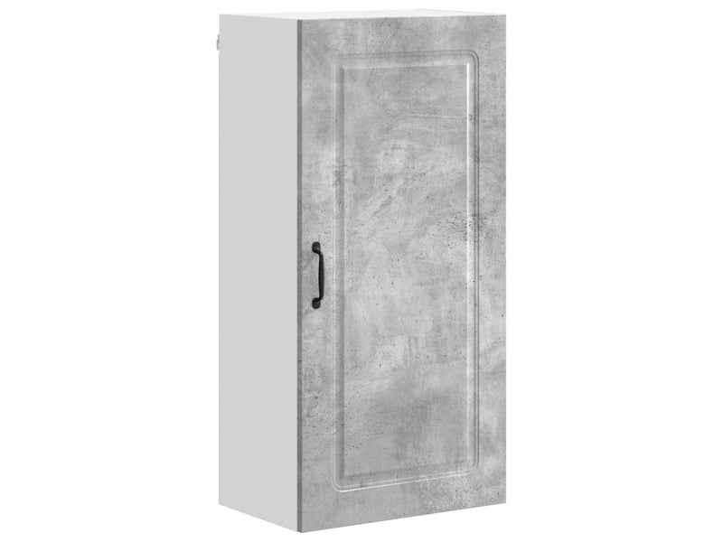 Meuble mural de cuisine | armoire de cuisine gris béton 50x31x100cm - Conforama A
