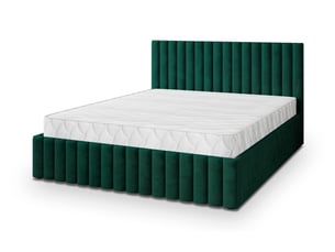 Lit coffre 140x200 cm <strong>MASSENO</strong>  <strong></strong> coloris vert
