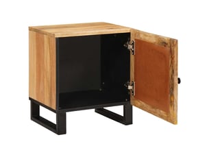 Table de chevet, table de nuit naturel 40 x 33 x 46 cm