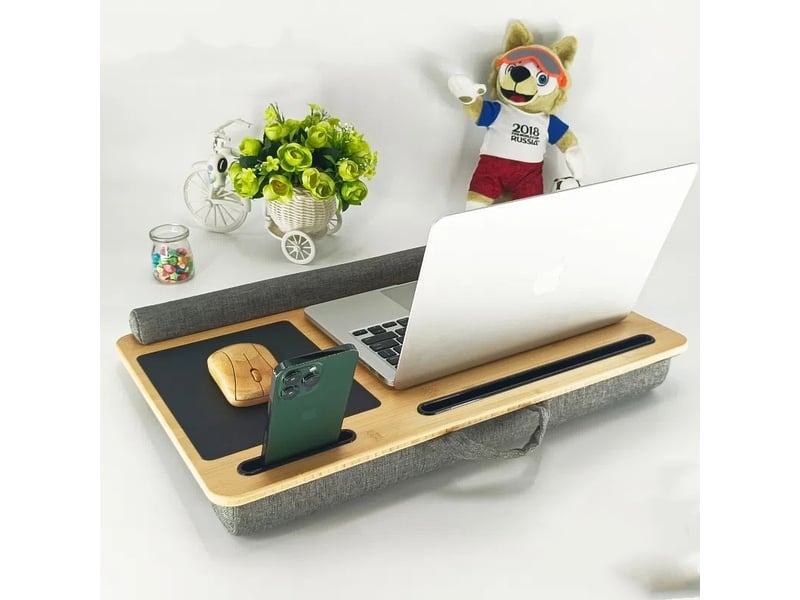  Support pour ordinateur portable avec coussin – 540x360x90 mm  - Conforama C