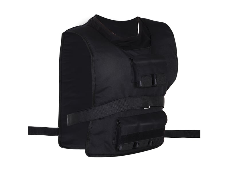  Veste lesté 30 kg 36x52 cm réglable métal noir  - Conforama A