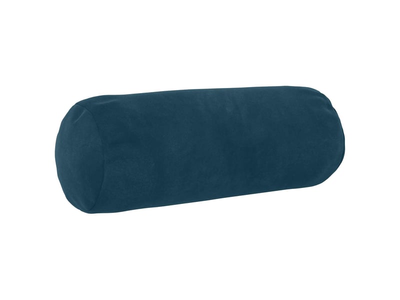  Lot de 6 coussins avec oreiller, coussins décoratifs heerlen bleu velours cf50806  - Conforama C