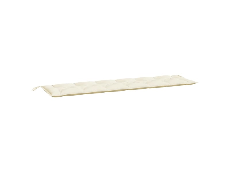  Coussin de banc de jardin, coussin d'assise crème 200x50x7 cm tissu oxford cf52717  - Conforama A