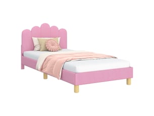 Lit simple 80x200 cm coloris rose