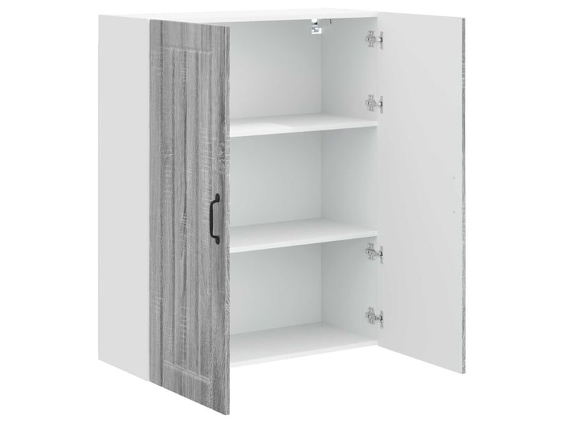  Meuble mural de cuisine, armoire de cuisine sonoma gris 80x31x100cm  - Conforama E