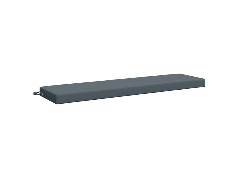  Lot de 2 coussins de banc, coussins d'assise soest 100 % polyester bleu cf57054  - Conforama D