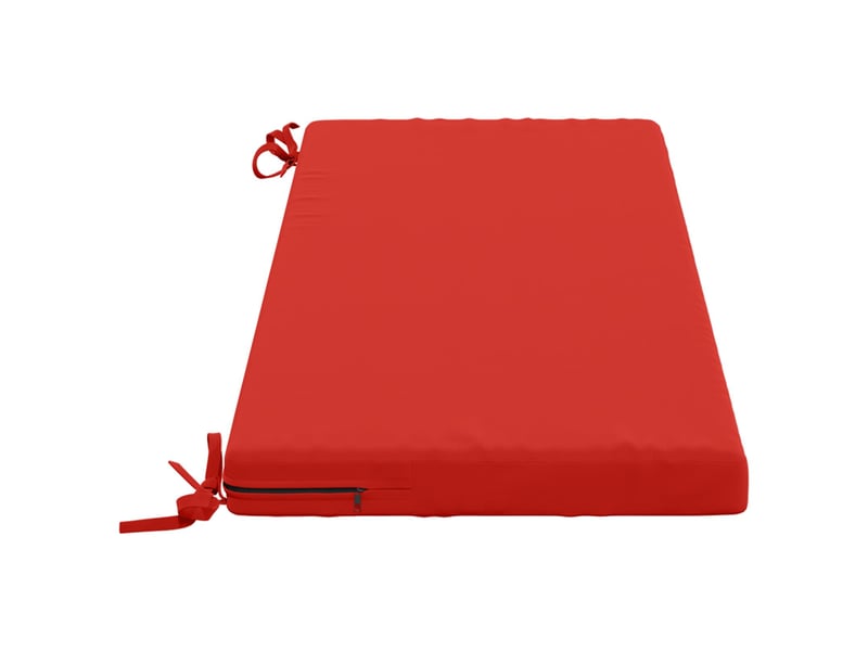 Coussin de banc, coussin d'assise, coussin de canapé soest 100 % polyester rouge 100 x 40 x 5 cm cf53481 - Conforama D