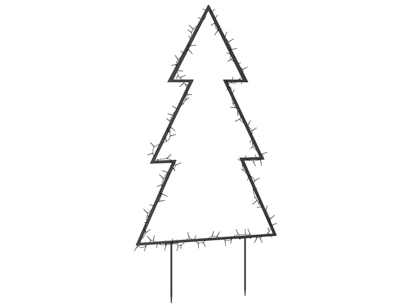  Décoration lumineuse arbre de noël avec piquets 115 led 90 cm  - Conforama D