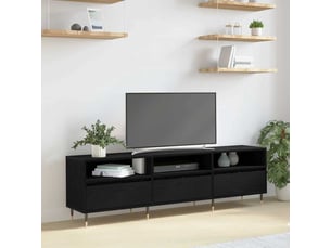 Meuble tv coloris noir 150 cm <strong></strong>  <strong></strong>