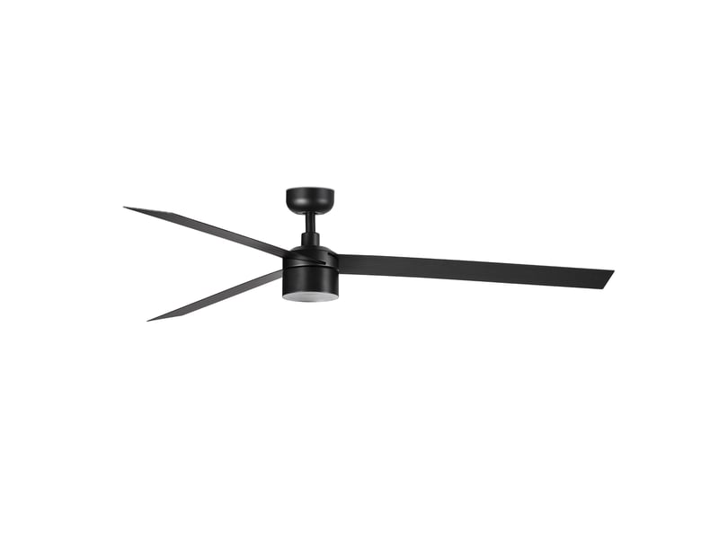  Faro cruiser ventilateur de plafond cruiser 160 cm tek led noir mat 3000k  - Conforama A