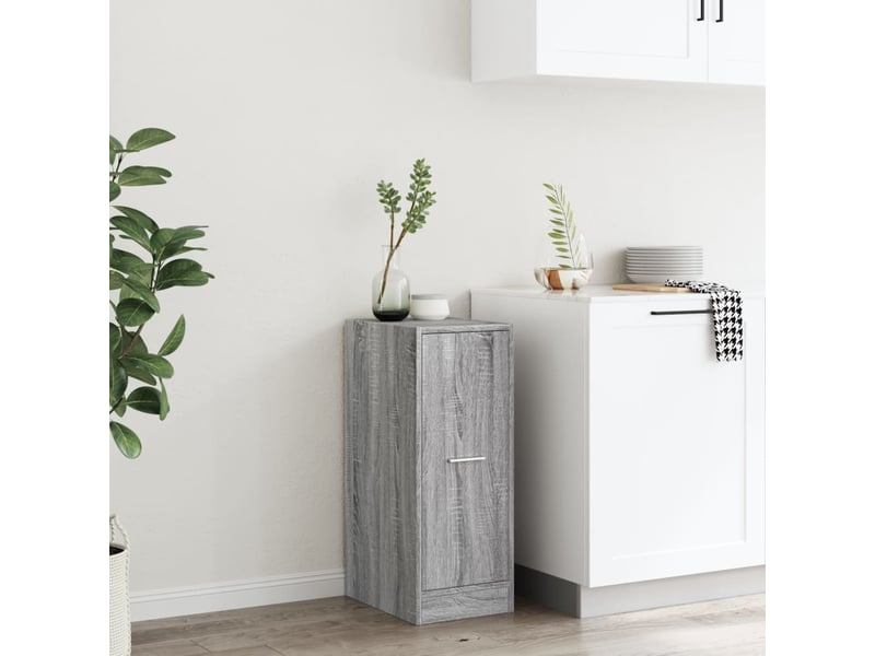  Armoire apothicaire sonoma gris 30x41x77,5 cm bois d'ingénierie  - Conforama C
