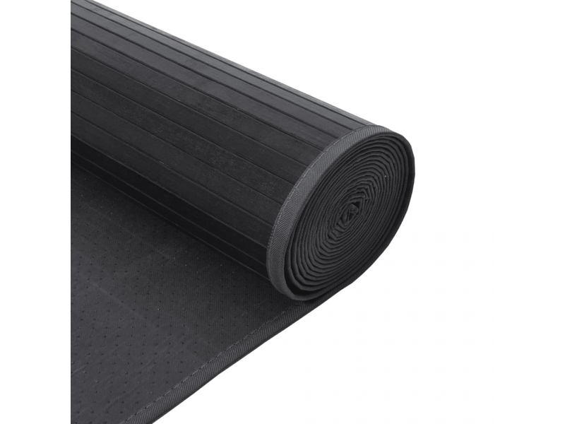  Tapis rectangulaire gris 60x200 cm bambou - comfortxl 376838 - Conforama E