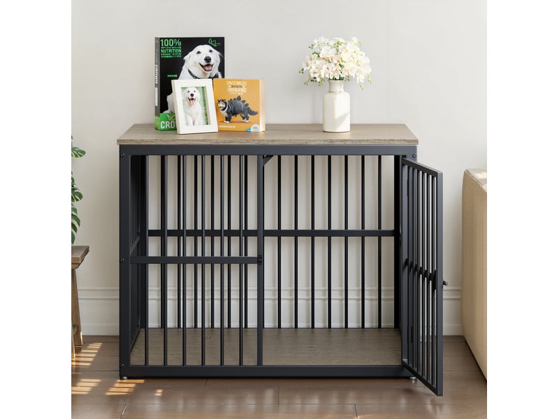  Meuble modulaire 84x56x66 cm 3 portes métal gris  - Conforama B