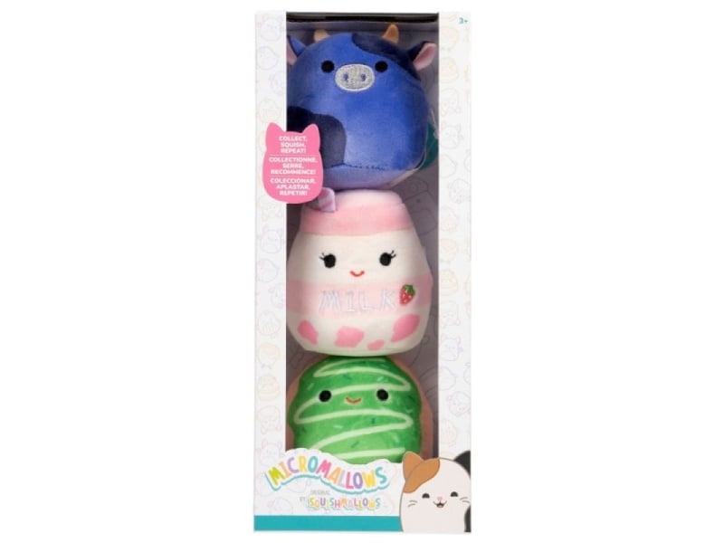 Coffret 3 peluches micromallows - ingred - amelie - daisuke  - Conforama A