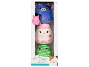 Coffret 3 peluches micromallows - ingred - amelie - daisuke