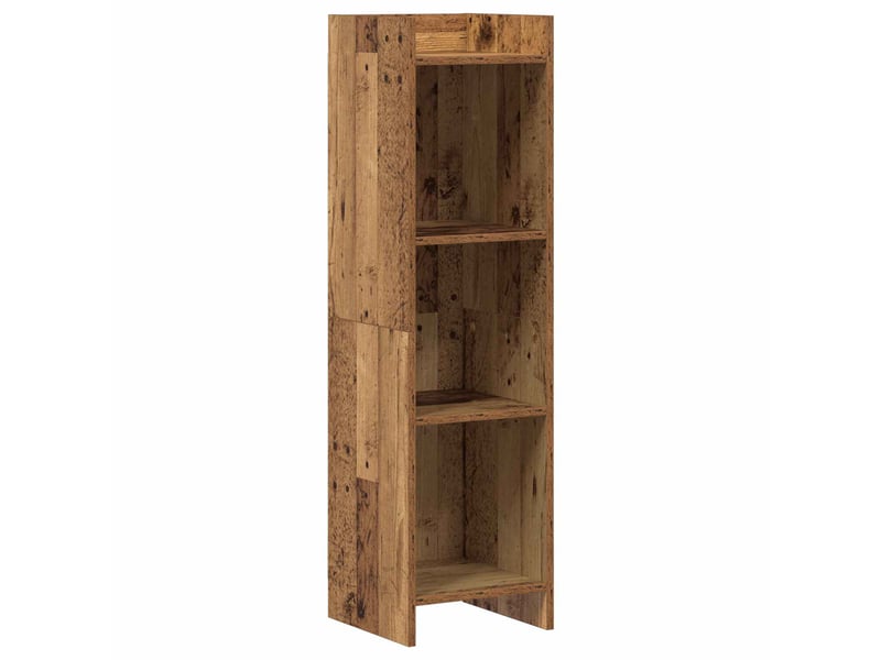  Bibliothèque, armoire à livres bois ancien 30 x 30 x 111 cm bois d'ingénierie  - Conforama A