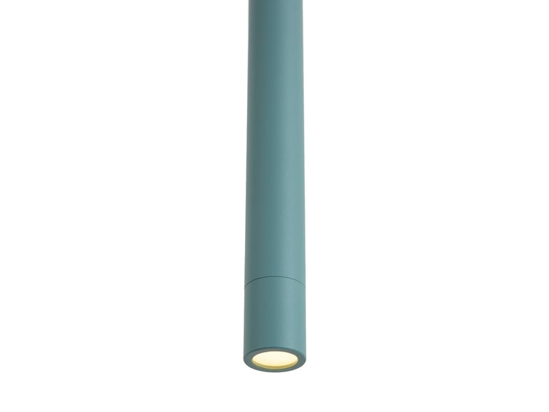  Moderne hanglamp blauw met ingebouwde plafondplaat - chuba  - Conforama D