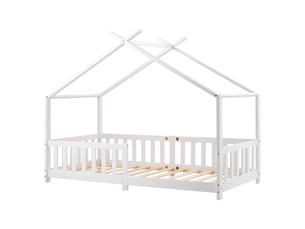 Lit cabane 90x200 cm    coloris blanc