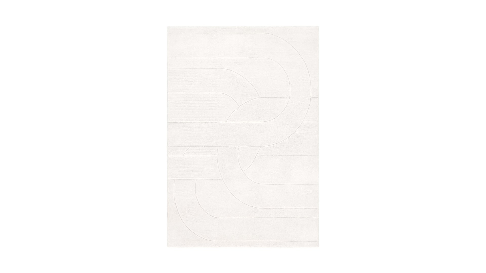 LOMOCO Tapis 120x170 cm ANGE ECRU Conforama