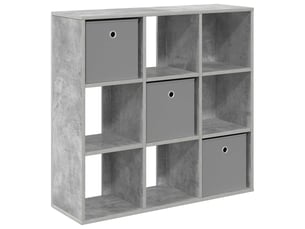 Buffet - bahut - meuble de rangement gris béton 88,5 x 29 x 84,5 cm