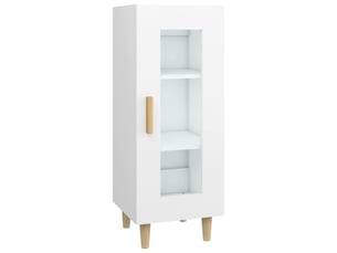 Buffet - bahut - meuble de rangement blanc 34,5x34x90 cm bois d'ingénierie