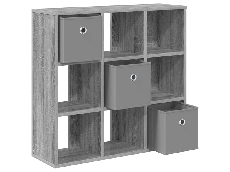  Buffet - bahut - meuble de rangement gris sonoma 73,5 x 24 x 69,5 cm  - Conforama E