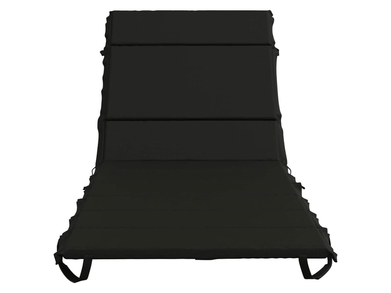  Coussin de transat, coussin pour bain de soleil gemert 100 % polyester noir 200 x 80 x 3 cm cf56178  - Conforama D