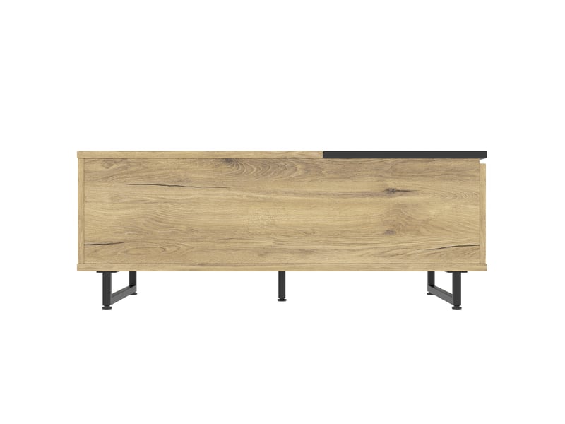 Table basse relevable 106.5 x 50 cm en bois aggloméré - Conforama W