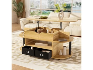 Table basse rectangulaire coloris bois clair <strong></strong> <strong>OMNIGLINT TRADING LTD</strong>