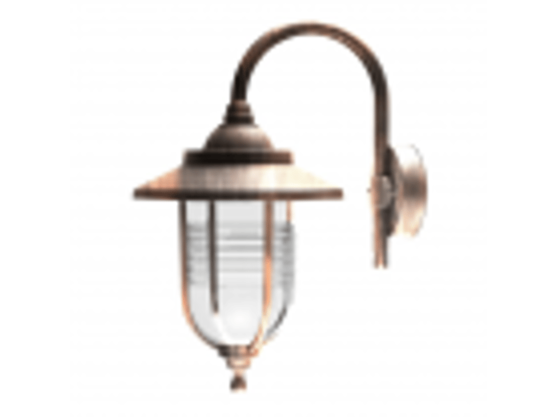  Applique extérieure classique fabrilamp canela or vieilli, 1 x e27, ip44, 45,2 x 25,2 x 34,2 cm 126061016 - Conforama B
