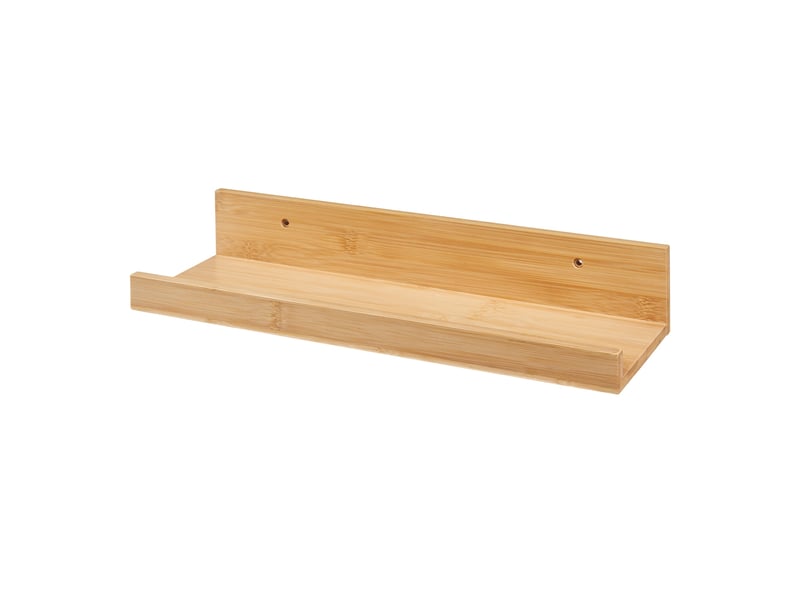  Set de 3 étagères murales bambou 40 x 13 x 7 cm naturel 03_0010636  - Conforama B