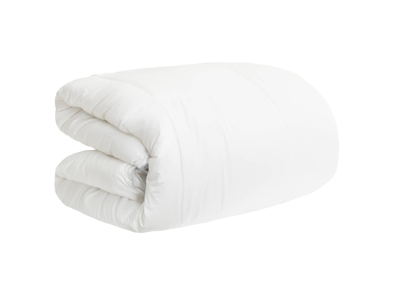  Duvet - couette complet toute l'année blanc 200 x 240 cm fibre de bambou  - Conforama D