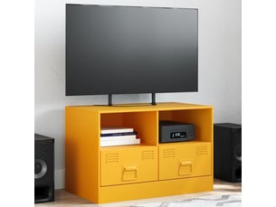Meuble tv coloris jaune 67 cm <strong></strong>  <strong></strong>