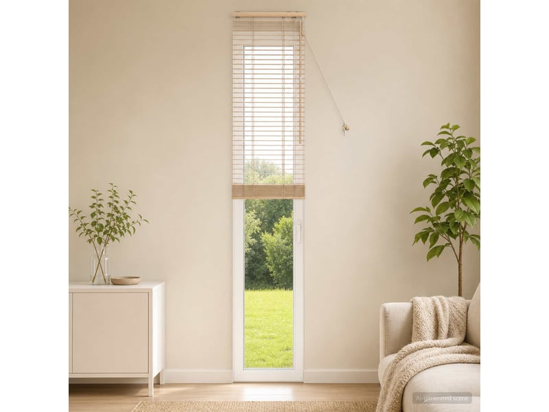 Store vénitien, store de fenêtre aspect chêne 50 x 250 cm 35 mm cf47651  - Conforama B