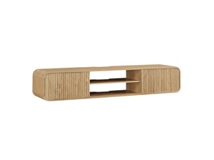 Meuble tv coloris bois clair 160 cm
