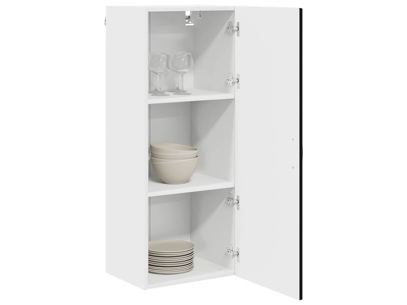 Meuble mural de cuisine, armoire de cuisine noir 40x31x100cm bois d'ingénierie shl7678  - Conforama C