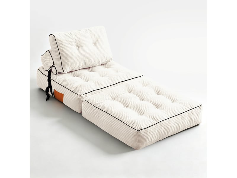  Pouf poire, extensible, pliable, bicolore cao-T3800P558462-conf-NEW - Conforama A
