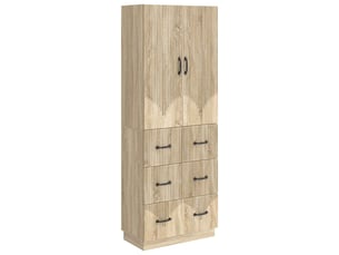 Armoire <strong></strong> <strong></strong> coloris bois clair largeur 66 cm