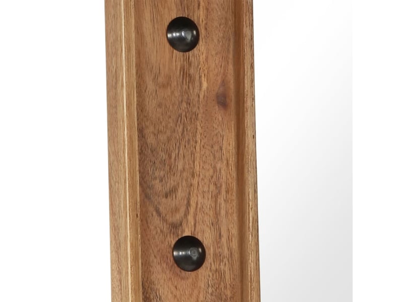  Miroir de salle de bain, miroir de toilette bois d'acacia massif 50 x 80 cm cf62654  - Conforama D