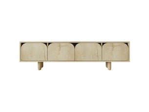Meuble tv coloris beige 180 cm HANAH HOME  